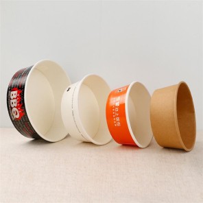 Посуда за салату од крафт папира за једнократну употребу